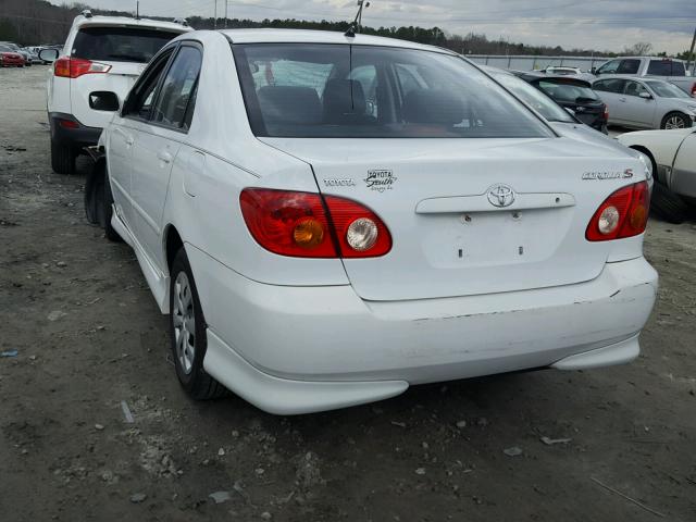 1NXBR32E84Z245812 - 2004 TOYOTA COROLLA CE WHITE photo 3