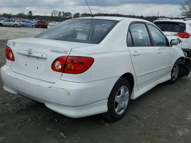 1NXBR32E84Z245812 - 2004 TOYOTA COROLLA CE WHITE photo 4