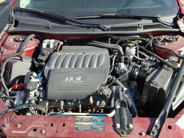 2G1WD58C981350553 - 2008 CHEVROLET IMPALA SUP 红色 照片 7