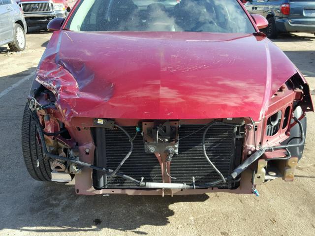 2G1WD58C981350553 - 2008 CHEVROLET IMPALA SUP RED photo 9