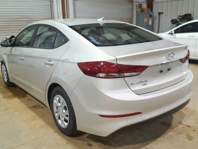 5NPD74LF4HH151636 - 2017 HYUNDAI ELANTRA SE BEIGE photo 3