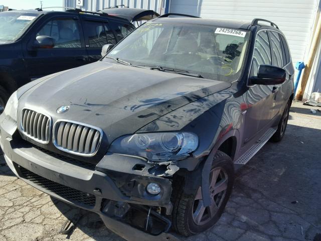 5UXFE83597LZ37518 - 2007 BMW X5 4.8I BLACK photo 2