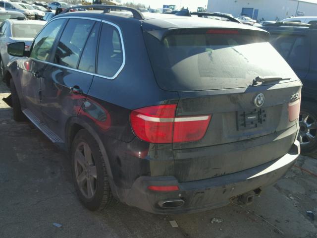 5UXFE83597LZ37518 - 2007 BMW X5 4.8I BLACK photo 3