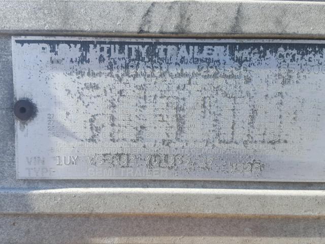 1UYVS2482YU188506 - 2000 UTILITY TRAILER WHITE photo 10