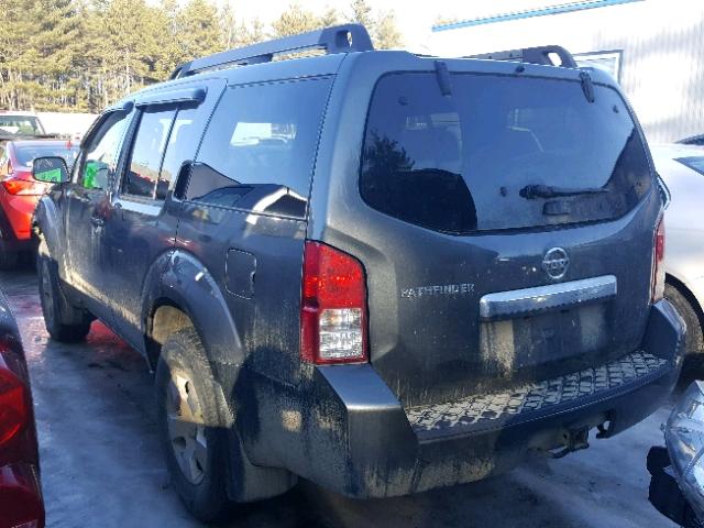 5N1AR18BX9C615572 - 2009 NISSAN PATHFINDER GRAY photo 3