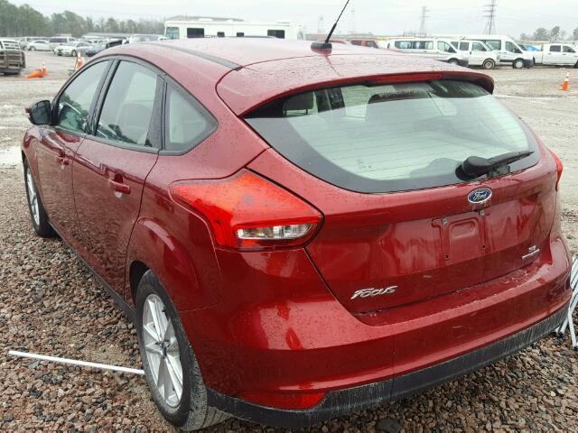 1FADP3K24GL336486 - 2016 FORD FOCUS SE RED photo 3