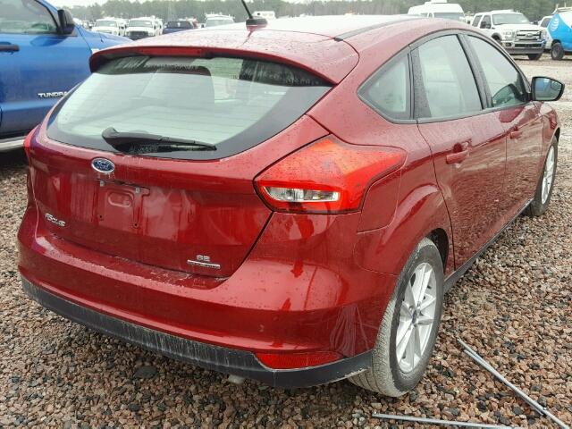 1FADP3K24GL336486 - 2016 FORD FOCUS SE RED photo 4