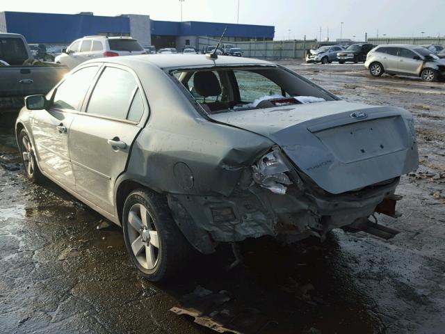 3FAHP07Z29R125331 - 2009 FORD FUSION SE GREEN photo 3