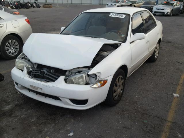 1NXBR12E62Z582769 - 2002 TOYOTA COROLLA CE WHITE photo 2