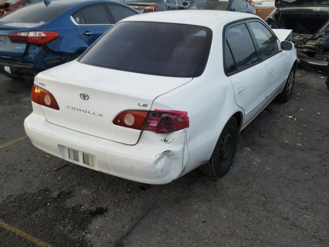 1NXBR12E62Z582769 - 2002 TOYOTA COROLLA CE WHITE photo 4