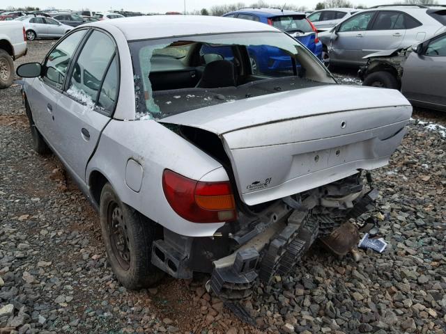 1G8ZH52821Z326969 - 2001 SATURN SL1 SILVER photo 3