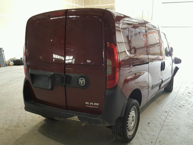 ZFBERFAT5F6A70404 - 2015 RAM PROMASTER MAROON photo 4