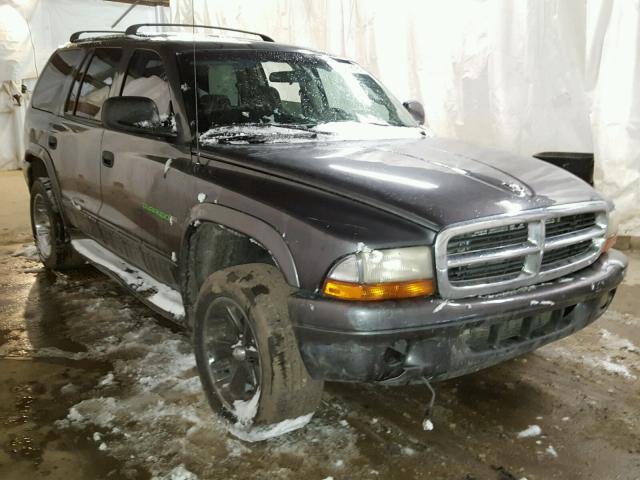 1B4HS28N21F602113 - 2001 DODGE DURANGO CHARCOAL photo 1