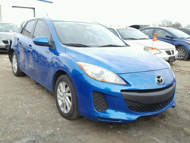 JM1BL1L71C1573390 - 2012 MAZDA 3 I BLUE photo 1