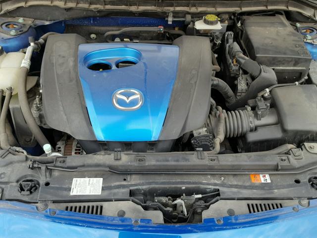 JM1BL1L71C1573390 - 2012 MAZDA 3 I BLUE photo 7