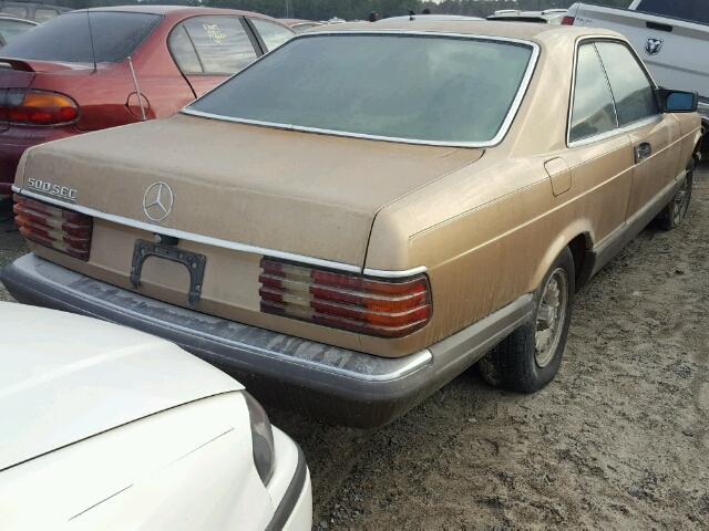 WDBCA44D0FA151713 - 1985 MERCEDES-BENZ 500 SEC GOLD photo 4