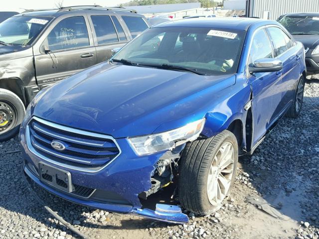 1FAHP2F84FG104889 - 2015 FORD TAURUS LIM BLUE photo 2