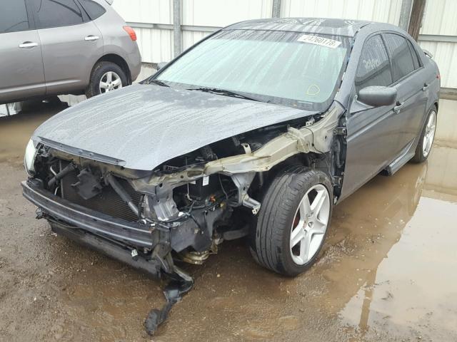 19UUA65504A062490 - 2004 ACURA TL GRAY photo 2