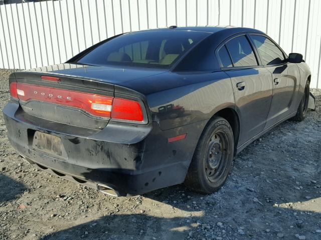 2B3CL3CG2BH527259 - 2011 DODGE CHARGER BLACK photo 4