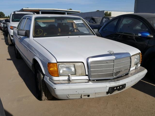 WDBCA35D6KA439187 - 1989 MERCEDES-BENZ 420 SEL WHITE photo 1