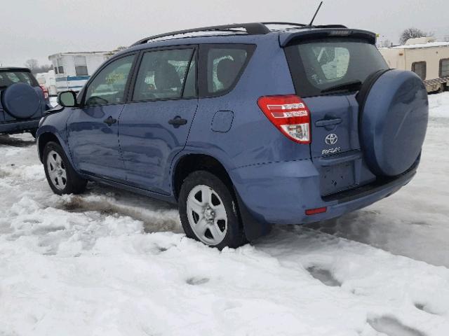 2T3BF4DV8BW173526 - 2011 TOYOTA RAV4 BLUE photo 3