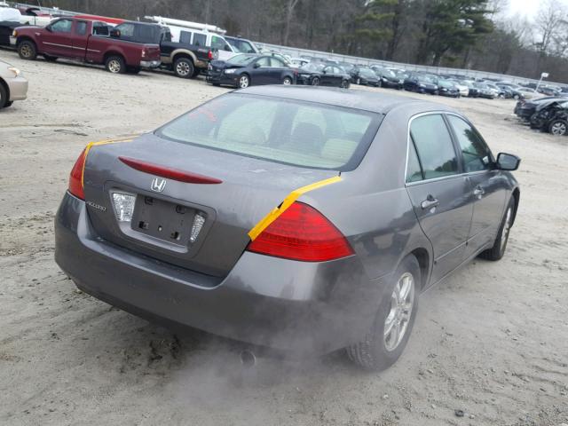 1HGCM56716A042927 - 2006 HONDA ACCORD EX GRAY photo 4