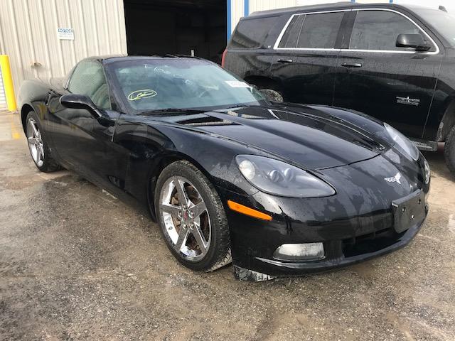 1G1YY26U675103754 - 2007 CHEVROLET CORVETTE BLACK photo 1