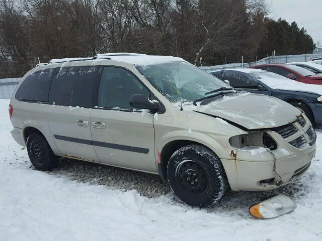 1D4GP24RX5B300657 - 2005 DODGE GRAND CARA BEIGE photo 1