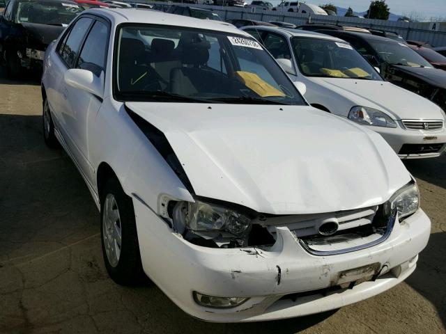 1NXBR12E52Z610268 - 2002 TOYOTA COROLLA CE WHITE photo 1