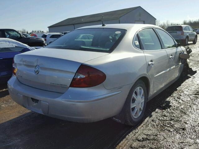 2G4WC582061163230 - 2006 BUICK LACROSSE C SILVER photo 4