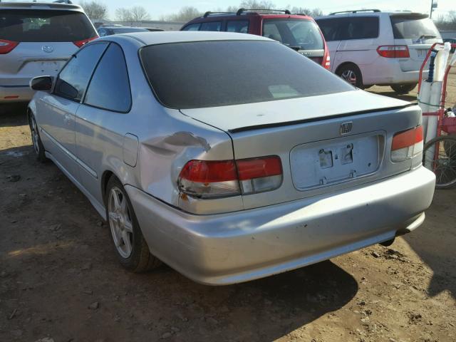 1HGEJ8147YL077995 - 2000 HONDA CIVIC EX ვერცხლისფერი ფოტო 3