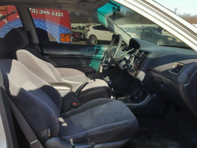1HGEJ8147YL077995 - 2000 HONDA CIVIC EX ვერცხლისფერი ფოტო 5