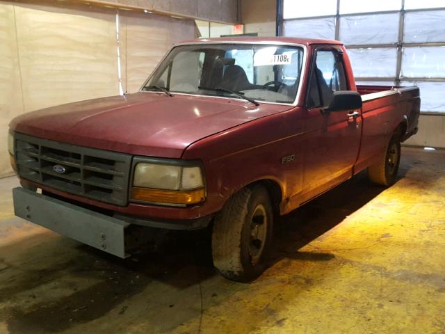 1FTDF15Y5SLB93901 - 1995 FORD F150 RED photo 2