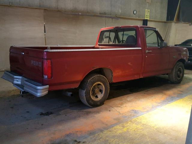 1FTDF15Y5SLB93901 - 1995 FORD F150 RED photo 4