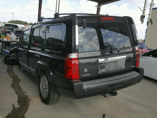 1J8HH58228C232391 - 2008 JEEP COMMANDER შავი ფოტო 3