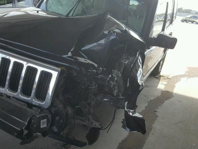 1J8HH58228C232391 - 2008 JEEP COMMANDER შავი ფოტო 9