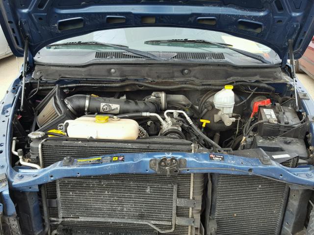 1D7HU18D64S724635 - 2004 DODGE RAM 1500 S BLUE photo 7