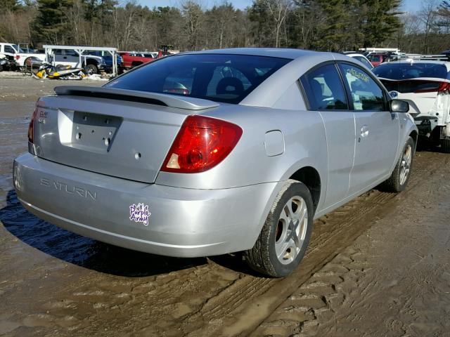 1G8AW12F74Z124563 - 2004 SATURN ION LEVEL GRAY photo 4