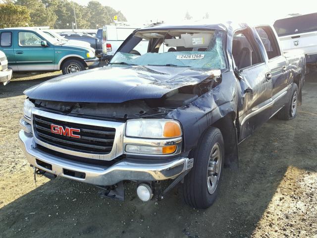 2GTEC13VX61219071 - 2006 GMC NEW SIERRA BLUE photo 2