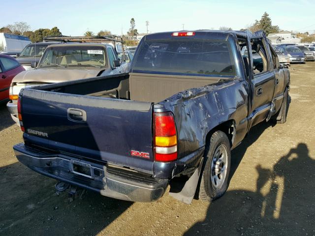 2GTEC13VX61219071 - 2006 GMC NEW SIERRA BLUE photo 4