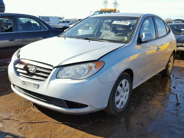 KMHDU46D17U188839 - 2007 HYUNDAI ELANTRA GL SILVER photo 2