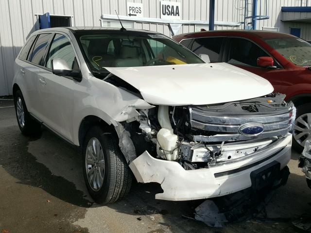 2FMDK3JC9ABB09221 - 2010 FORD EDGE SEL WHITE photo 1