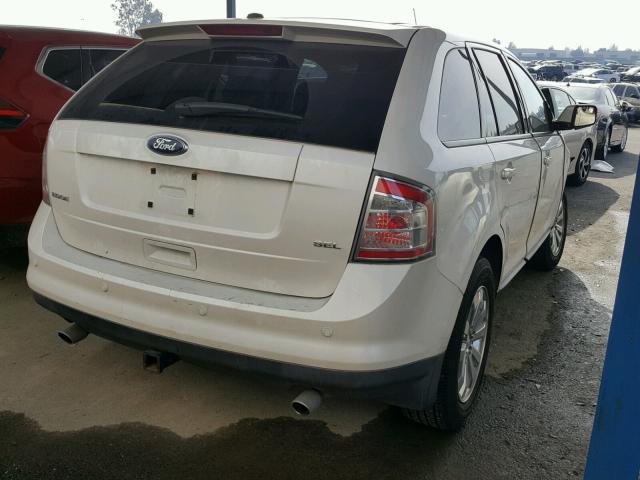 2FMDK3JC9ABB09221 - 2010 FORD EDGE SEL WHITE photo 4