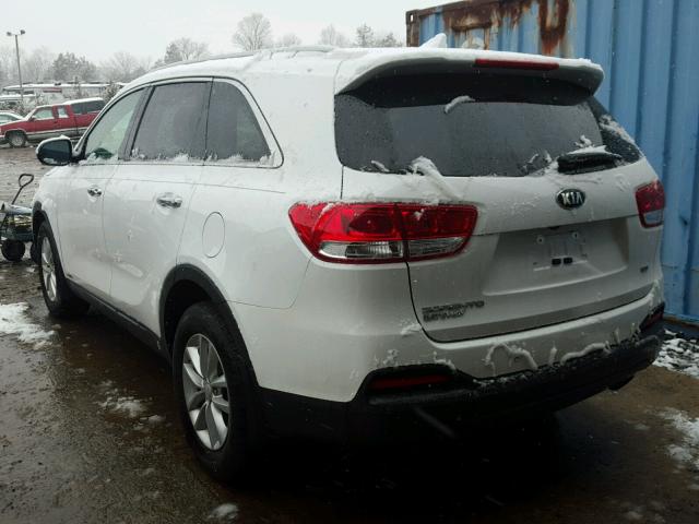 5XYPGDA32HG284179 - 2017 KIA SORENTO LX WHITE photo 3