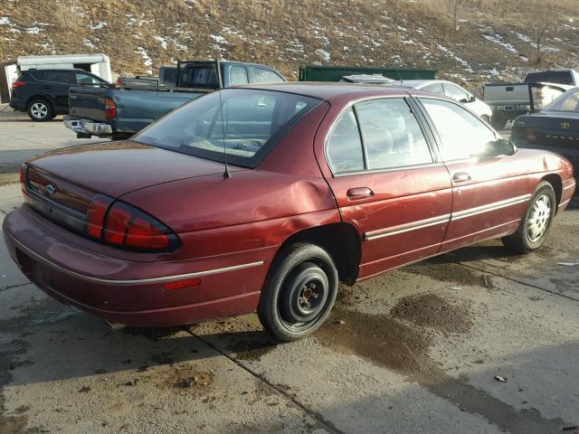 2G1WL52M8T1179145 - 1996 CHEVROLET LUMINA BURGUNDY photo 4