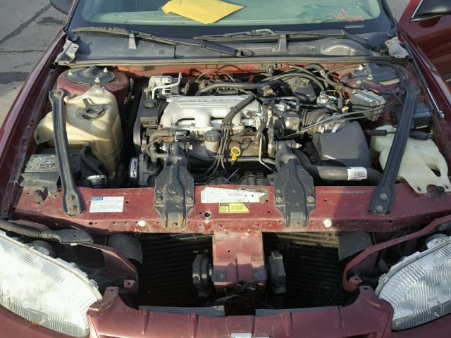 2G1WL52M8T1179145 - 1996 CHEVROLET LUMINA BURGUNDY photo 7