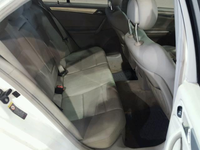 WDBRF40J75F707749 - 2005 MERCEDES-BENZ C 230K SPO WHITE photo 6