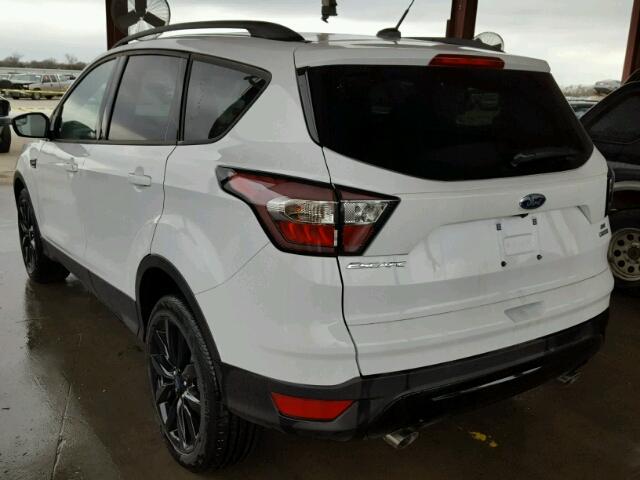 1FMCU0G98HUE46905 - 2017 FORD ESCAPE SE WHITE photo 3