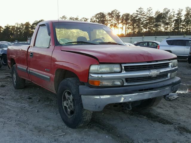 1GCEK14T8XE108986 - 1999 CHEVROLET SILVERADO RED photo 1