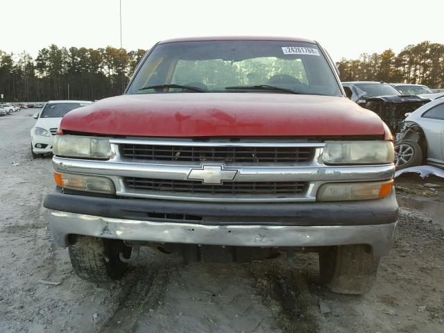 1GCEK14T8XE108986 - 1999 CHEVROLET SILVERADO RED photo 9